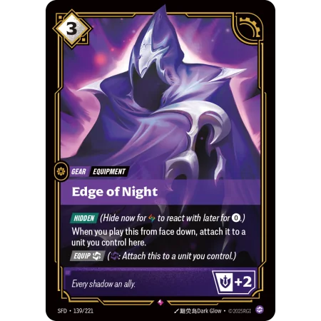 Edge of Night SFD-139 | Spiritforged | ProCards México