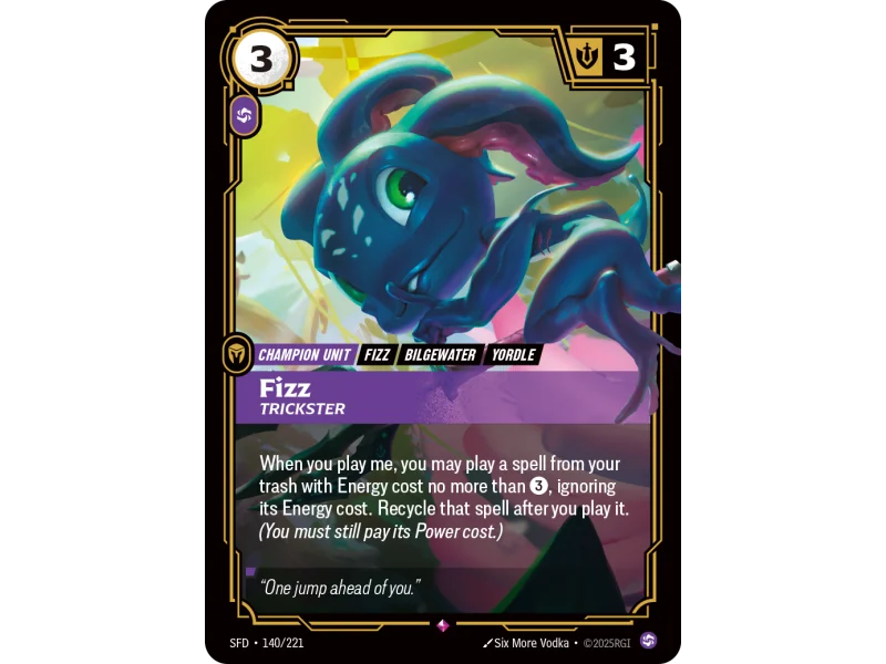 Fizz, Trickster SFD-140 | Spiritforged | ProCards México