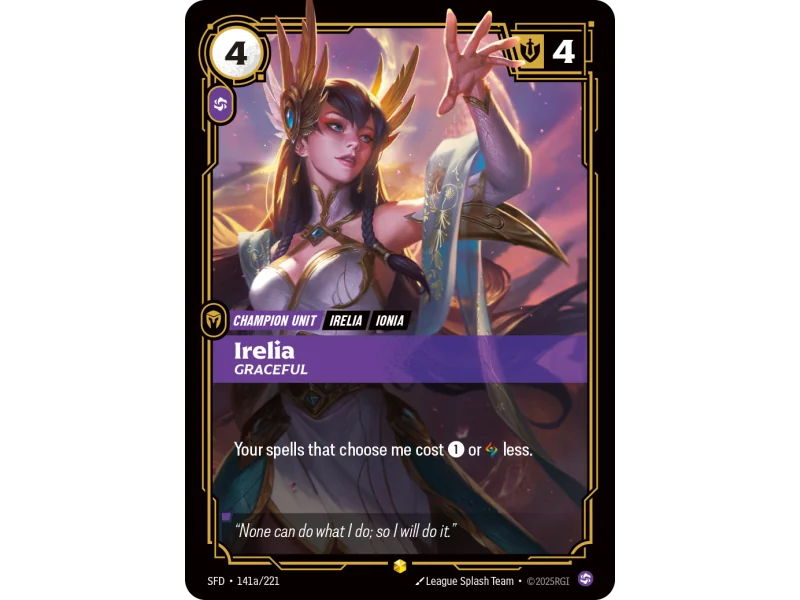 Irelia, Graceful SFD-141A | Spiritforged | ProCards México