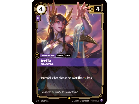 Irelia, Graceful SFD-141A | Spiritforged | ProCards México