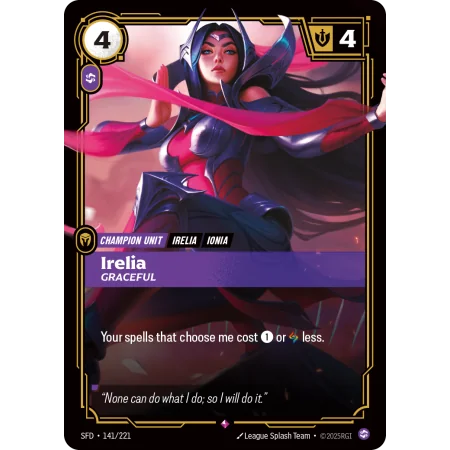 Irelia, Graceful SFD-141 | Spiritforged | ProCards México