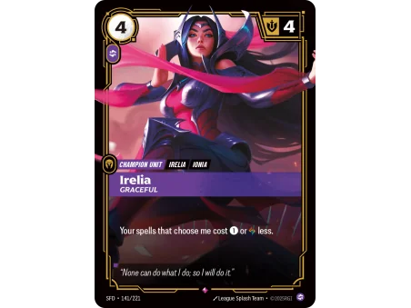 Irelia, Graceful SFD-141 | Spiritforged | ProCards México