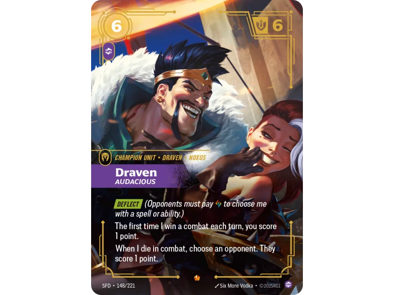 Draven, Audacious SFD-148 | Spiritforged | ProCards México
