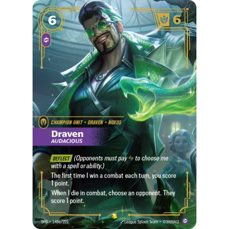 Draven, Audacious SFD-148A | Spiritforged | ProCards México