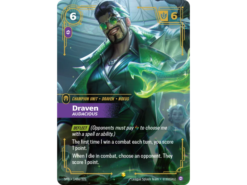 Draven, Audacious SFD-148A | Spiritforged | ProCards México