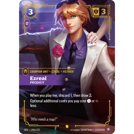 Ezreal, Prodigy SFD-149A | Spiritforged | ProCards México