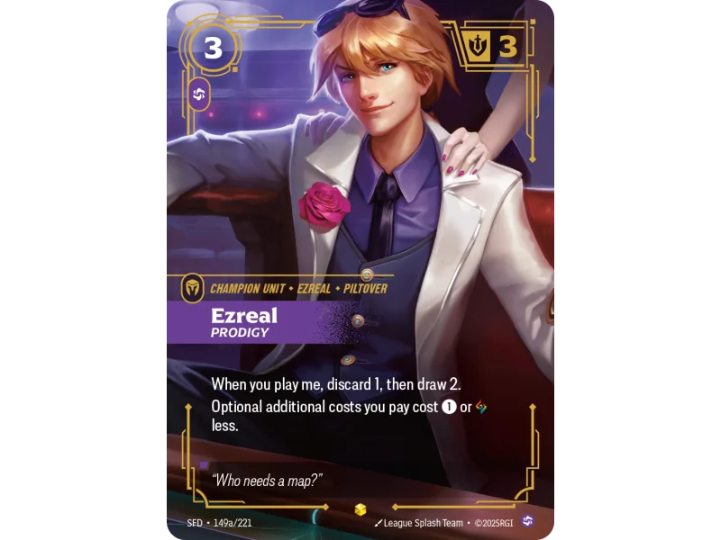 Ezreal, Prodigy SFD-149A | Spiritforged | ProCards México