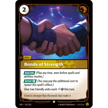 Bonds of Strength SFD-151 | Spiritforged | ProCards México