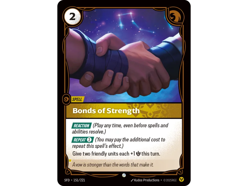 Bonds of Strength SFD-151 | Spiritforged | ProCards México