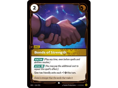Bonds of Strength SFD-151 | Spiritforged | ProCards México