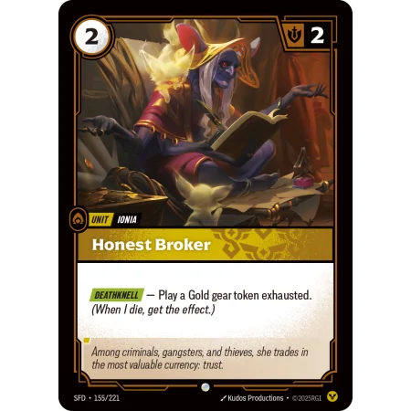 Honest Broker SFD-155 | Spiritforged | ProCards México
