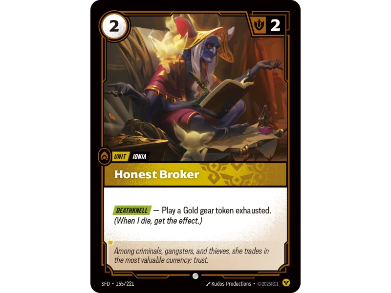Honest Broker SFD-155 | Spiritforged | ProCards México