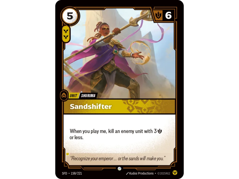 Sandshifter SFD-158 | Spiritforged | ProCards México