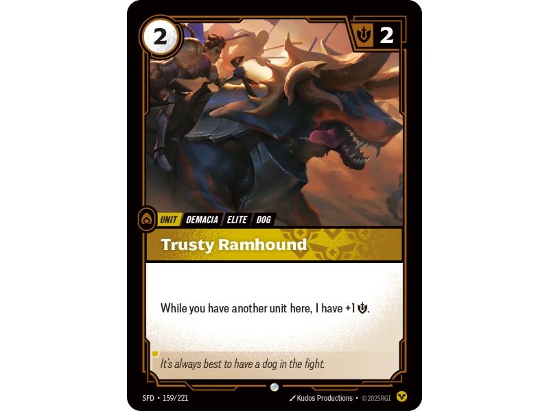 Trusty Ramhound SFD-159 | Spiritforged | ProCards México