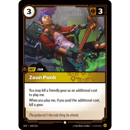 Zaun Punk SFD-160 | Spiritforged | ProCards México