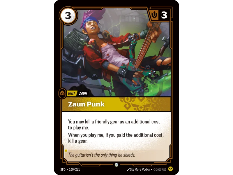 Zaun Punk SFD-160 | Spiritforged | ProCards México