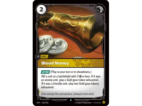 Blood Money SFD-162 | Spiritforged | ProCards México
