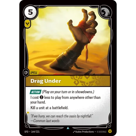 Drag Under SFD-164 | Spiritforged | ProCards México
