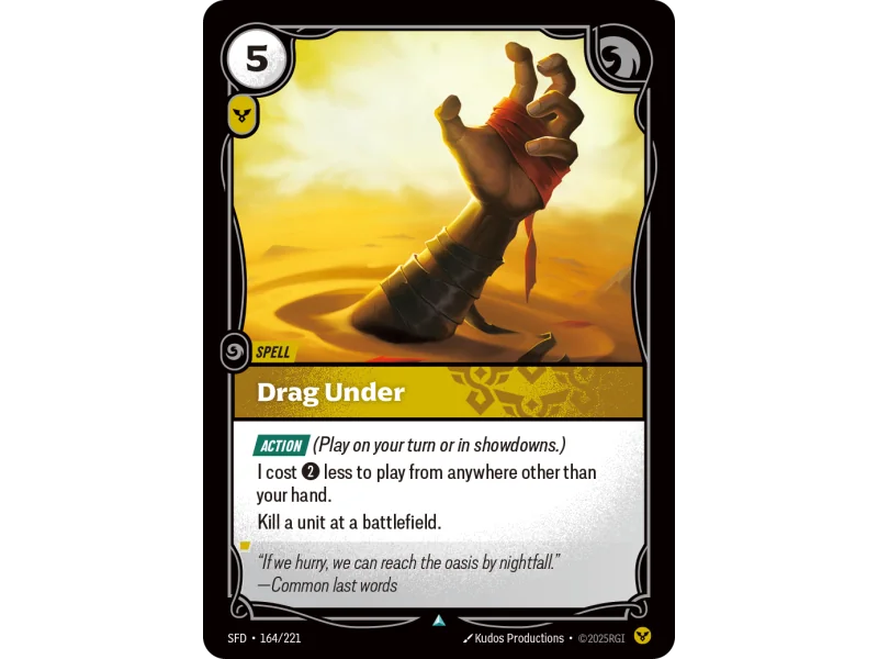 Drag Under SFD-164 | Spiritforged | ProCards México