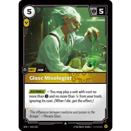 Glasc Mixologist SFD-165 | Spiritforged | ProCards México