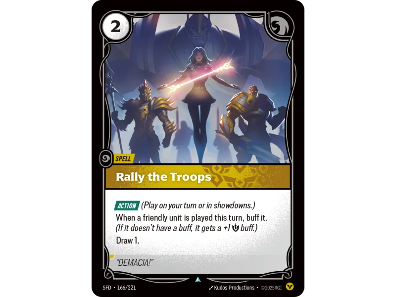 Rally the Troops SFD-166 | Spiritforged | ProCards México