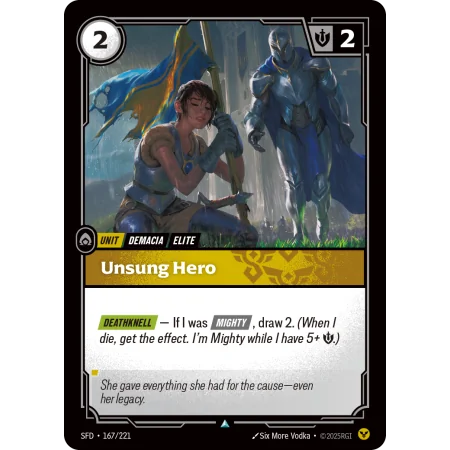 Unsung Hero SFD-167 | Spiritforged | ProCards México