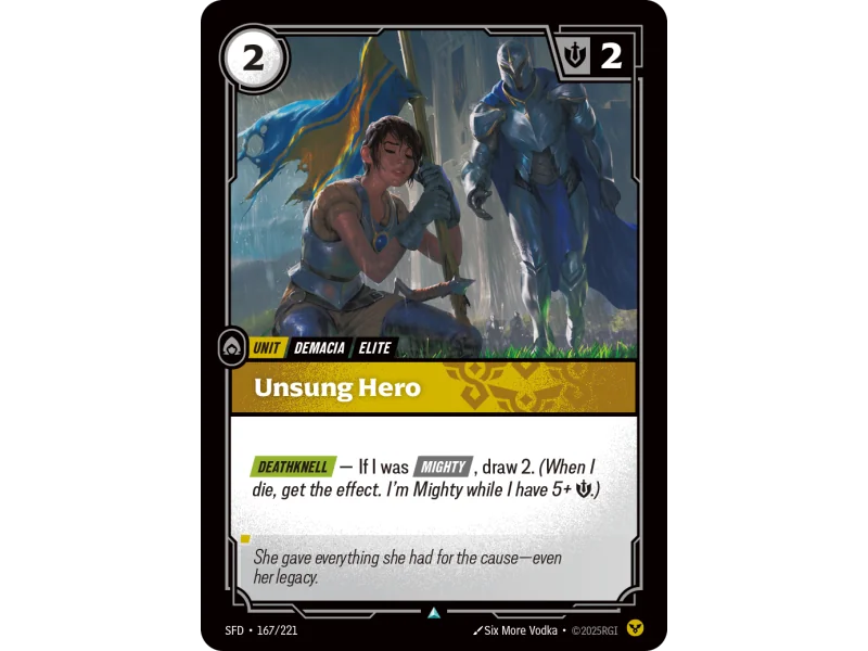 Unsung Hero SFD-167 | Spiritforged | ProCards México
