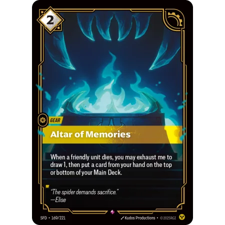 Altar of Memories SFD-169 | Spiritforged | ProCards México