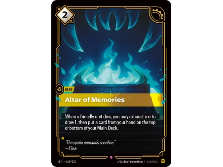Altar of Memories SFD-169 | Spiritforged | ProCards México