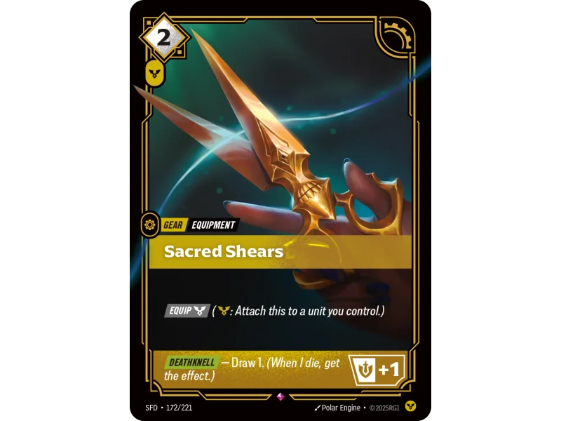 Sacred Shears SFD-172 | Spiritforged | ProCards México