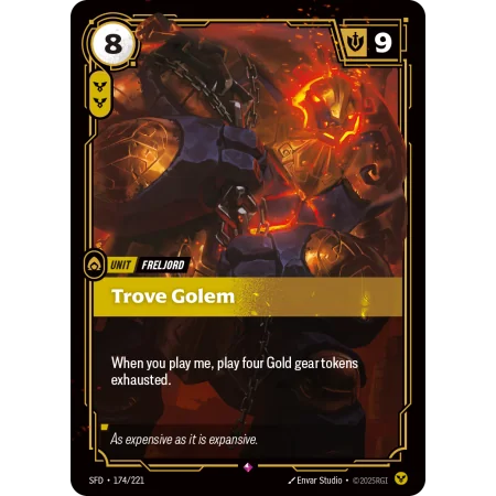Trove Golem SFD-174 | Spiritforged | ProCards México
