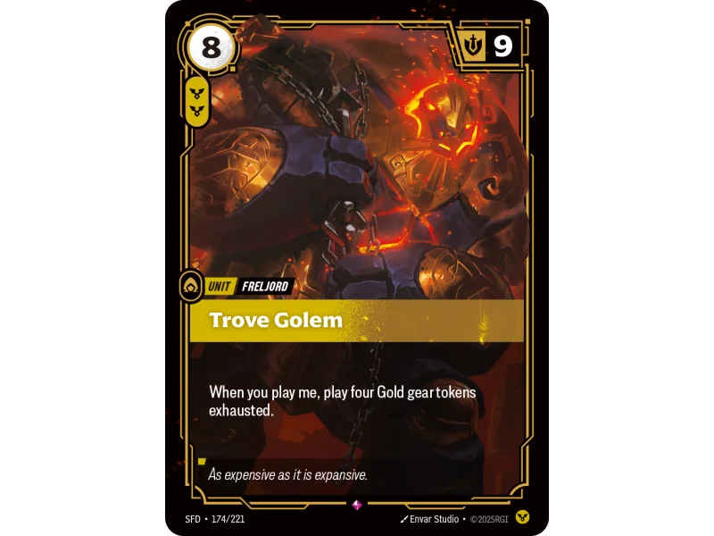 Trove Golem SFD-174 | Spiritforged | ProCards México