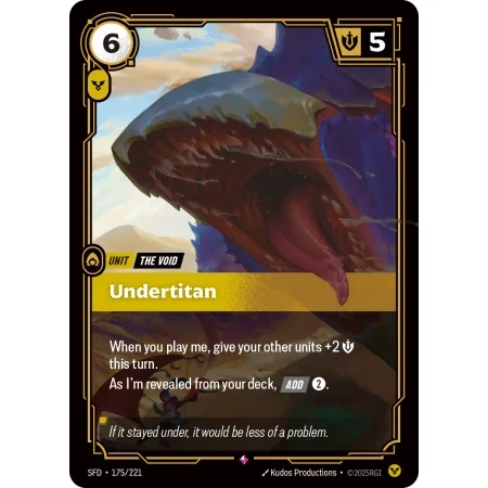 Undertitan SFD-175 | Spiritforged | ProCards México