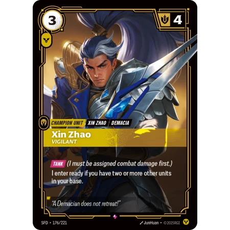 Xin Zhao, Vigilant SFD-176 | Spiritforged | ProCards México