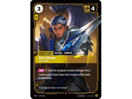 Xin Zhao, Vigilant SFD-176 | Spiritforged | ProCards México