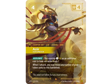 Azir, Sovereign SFD-177 | Spiritforged | ProCards México