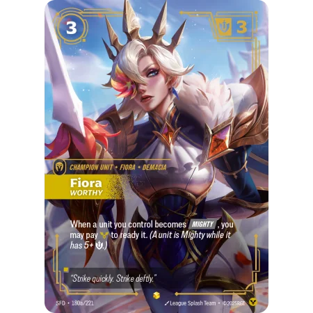 Fiora, Worthy SFD-180A | Spiritforged | ProCards México