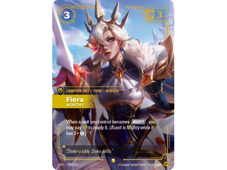 Fiora, Worthy SFD-180A | Spiritforged | ProCards México