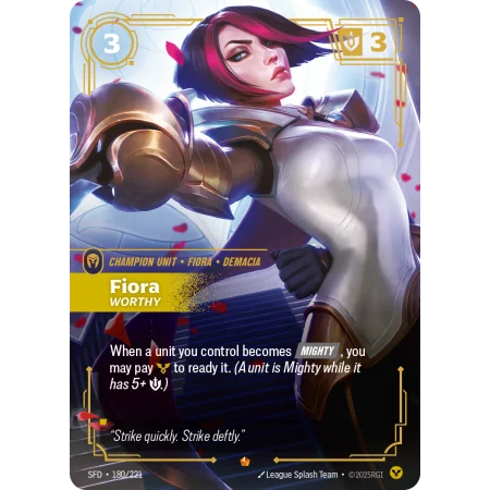 Fiora, Worthy SFD-180 | Spiritforged | ProCards México