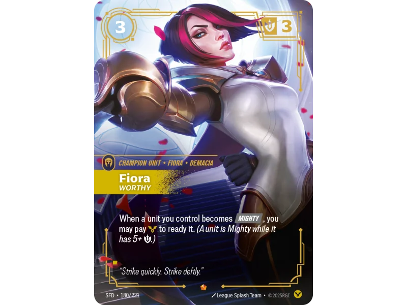 Fiora, Worthy SFD-180 | Spiritforged | ProCards México