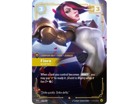 Fiora, Worthy SFD-180 | Spiritforged | ProCards México