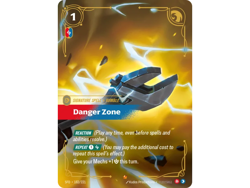 Danger Zone SFD-182 | Spiritforged | ProCards México