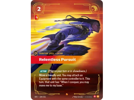 Relentless Pursuit SFD-184 | Spiritforged | ProCards México