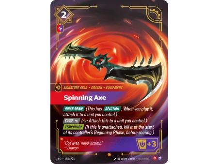 Spinning Axe SFD-186 | Spiritforged | ProCards México