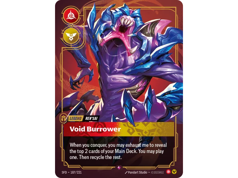 Void Burrower SFD-187 | Spiritforged | ProCards México