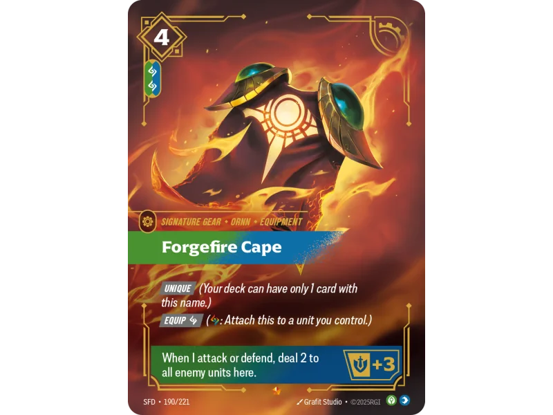 Forgefire Cape SFD-190 | Spiritforged | ProCards México