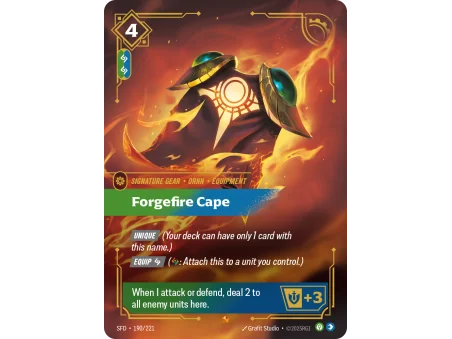 Forgefire Cape SFD-190 | Spiritforged | ProCards México