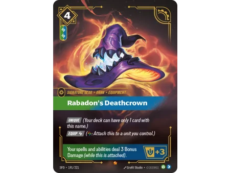 Rabadon's Deathcrown SFD-191 | Spiritforged | ProCards México