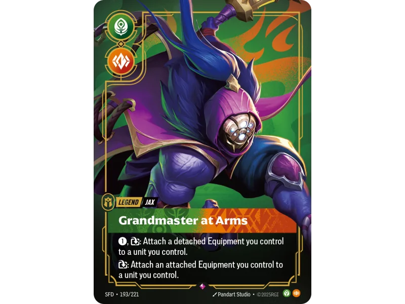 Grandmaster at Arms SFD-193 | Spiritforged | ProCards México