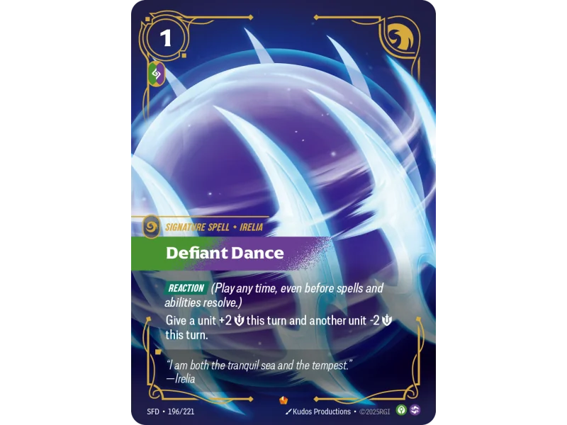 Defiant Dance SFD-196 | Spiritforged | ProCards México